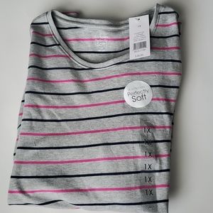 Kim Rogers Perfectly Soft 3/4 Sleeve Crew Neck